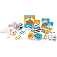 Melissa &amp- Doug Juego de premios para Alimentar y Jugar con Las Mascotas- Incluye 2 Animales de Peluche (26 Piezas)
